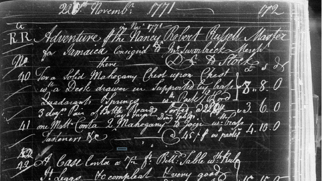 Finding wealth from the slave economy in the Gillow Archive – Gordon&nbsp;Walker